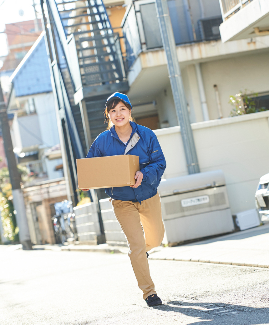 引越し業者のお姉さん